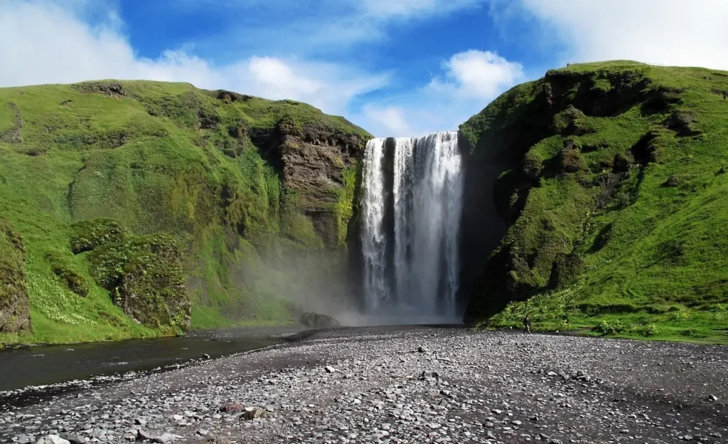 cascata Skógafoss, Islanda sud occidentale