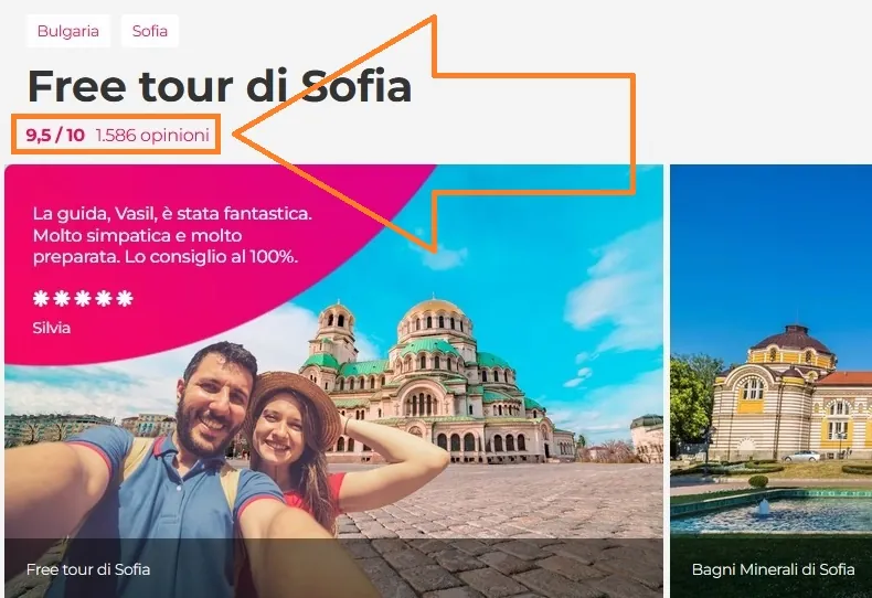 recensioni positive free tour Sofia Bulgaria