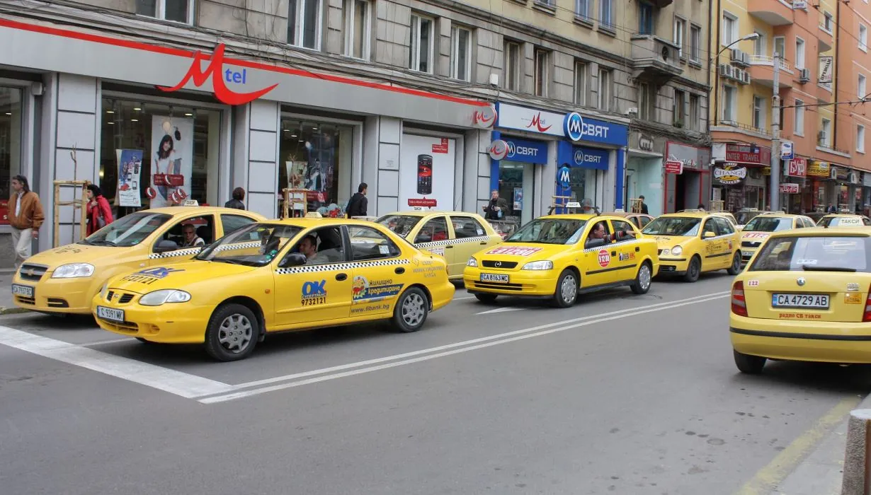 taxi a Sofia Bulgaria