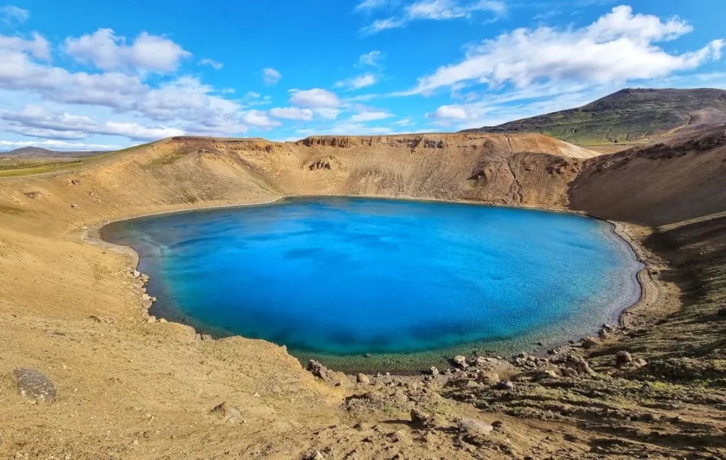 il vulcano Krafla in Islanda