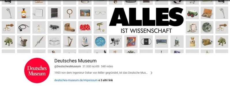 canale Youtube Museo della Tecnica Monaco di Baviera