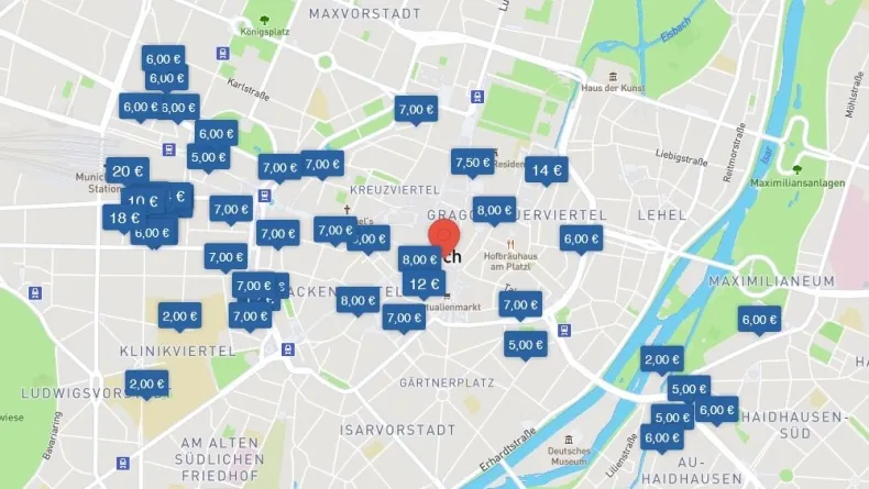 parkopedia Monaco di Baviera
