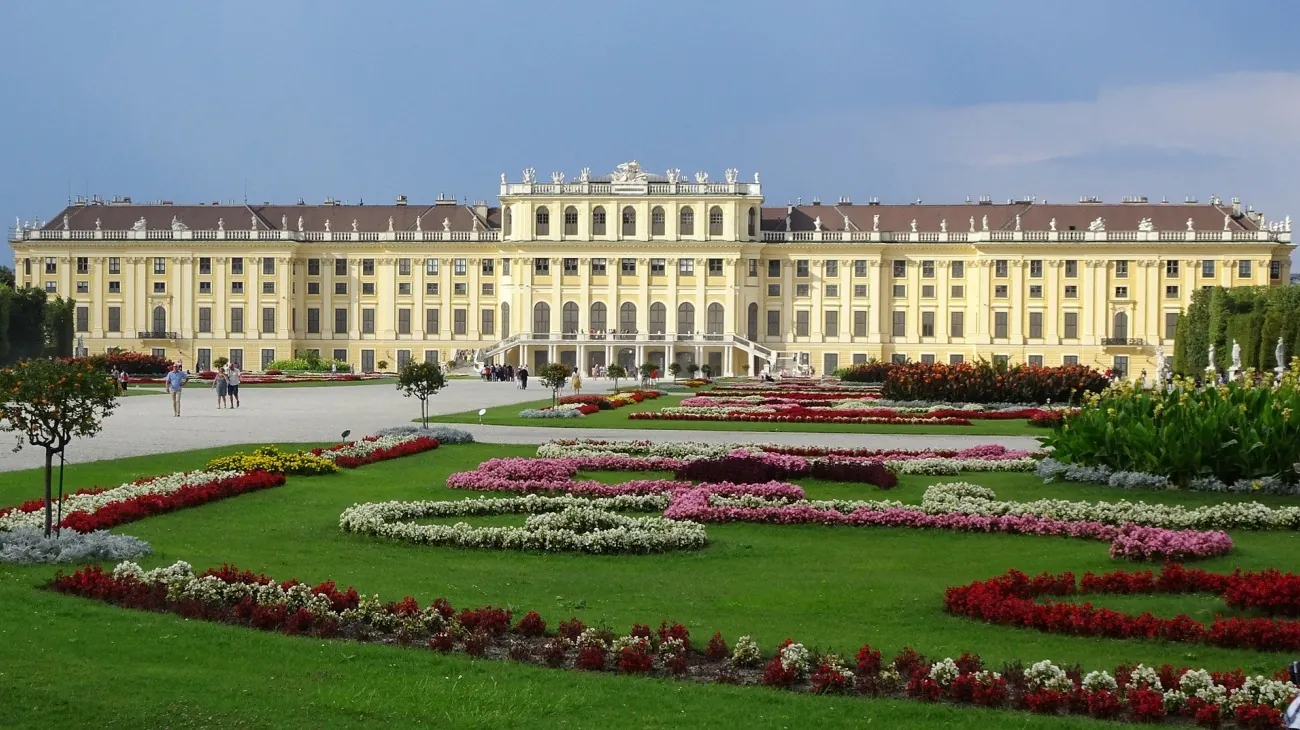 la reggia di Schönbrunn a Vienna