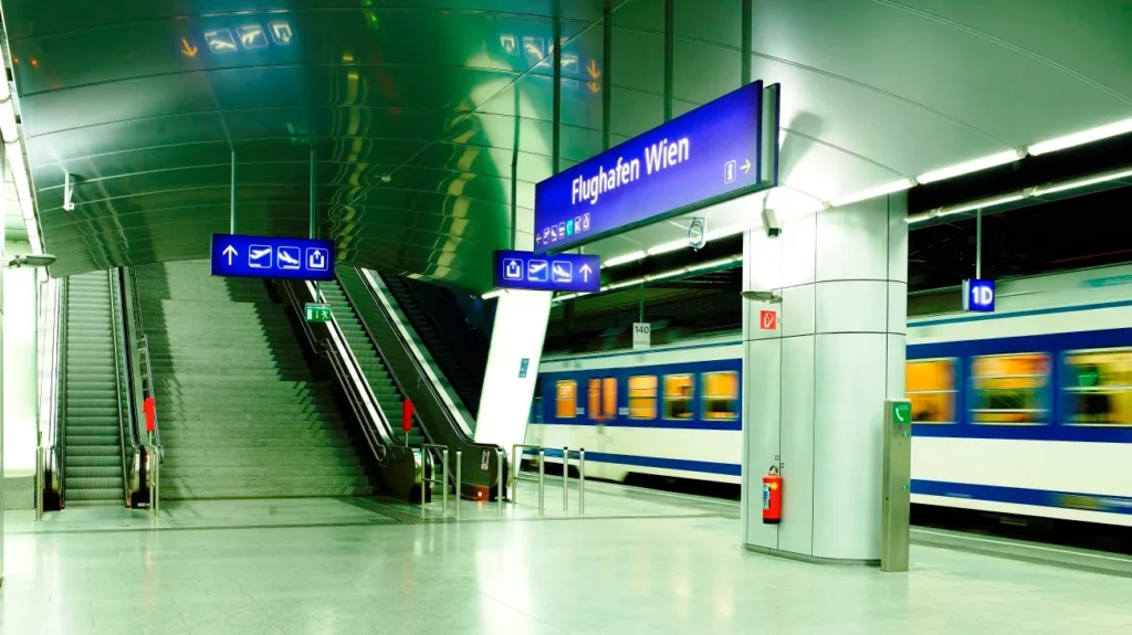 dall'aeroporto di Vienna al centro
