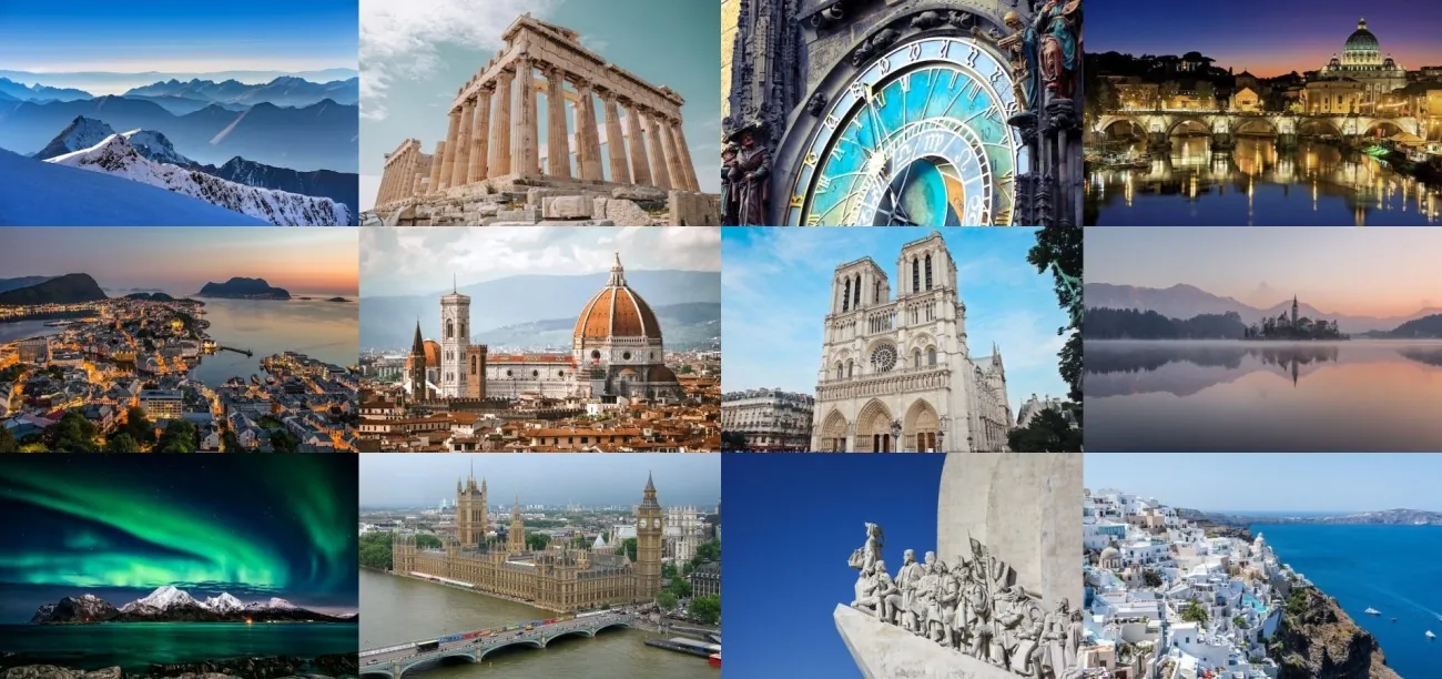 guida di viaggio in Europa