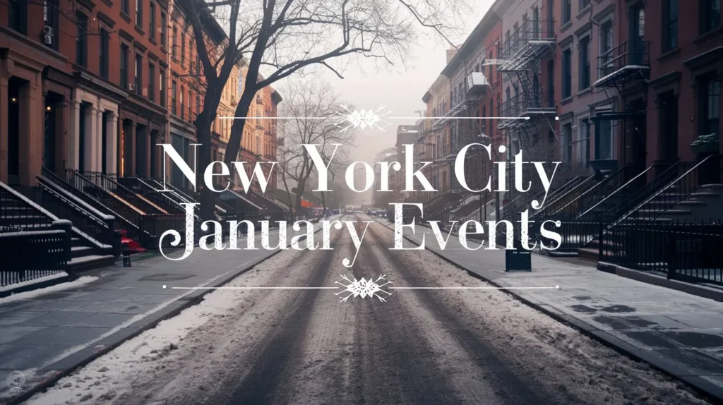 New York City eventi gennaio