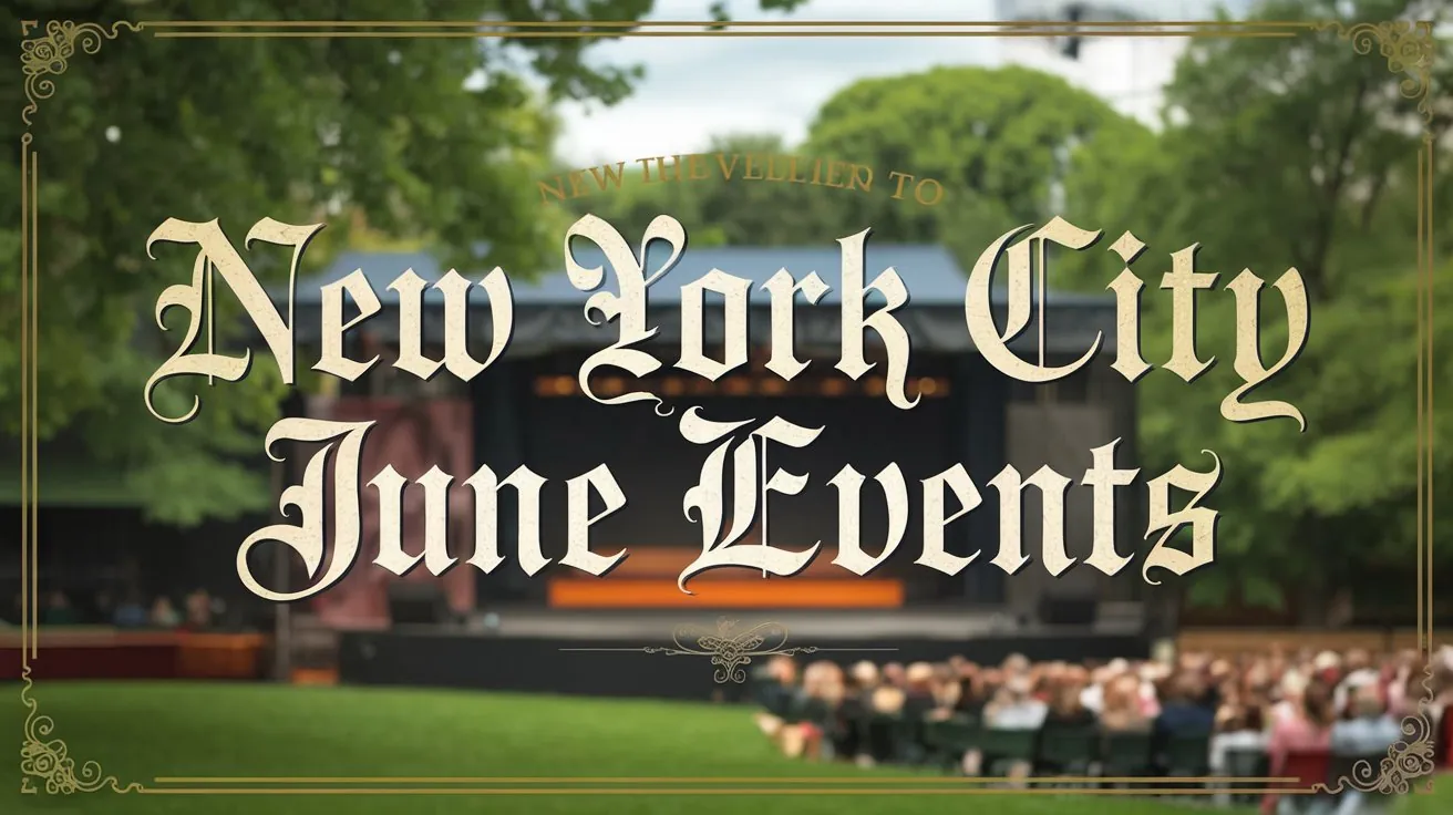 New York City June events