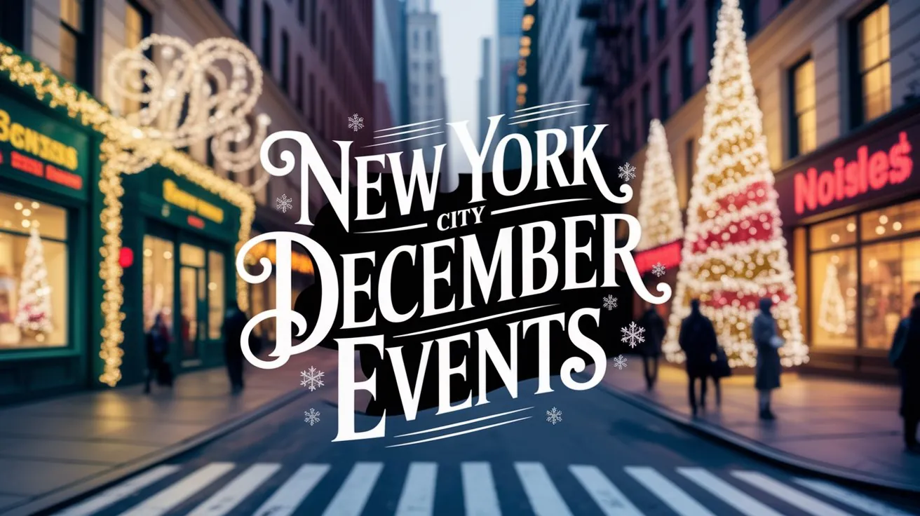 NYC december events