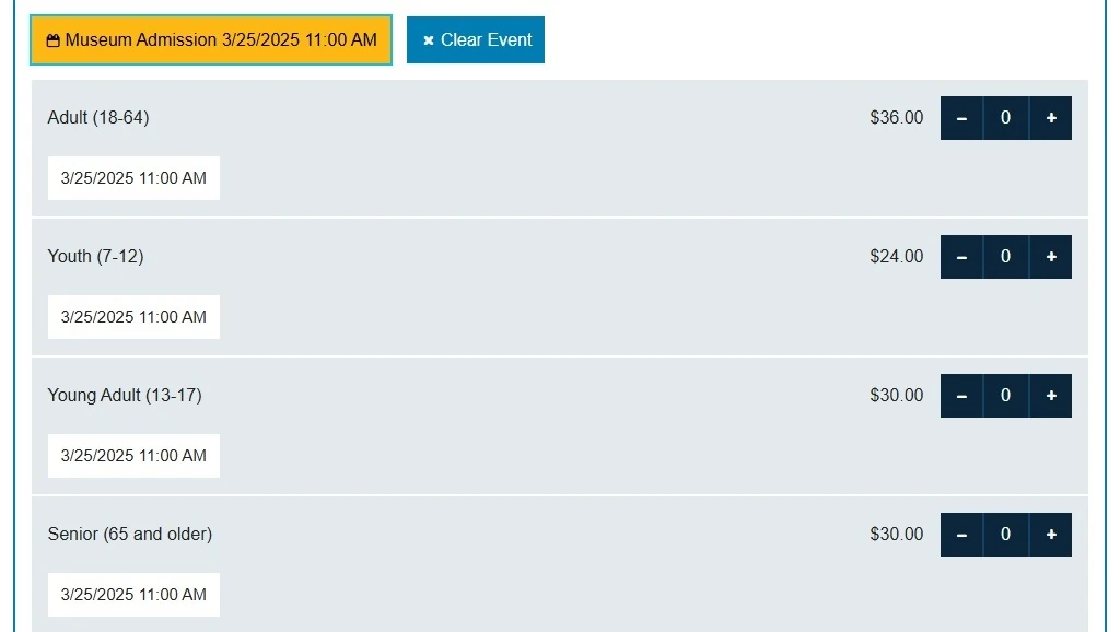 9/11 Museum NYC prezzi biglietti per età