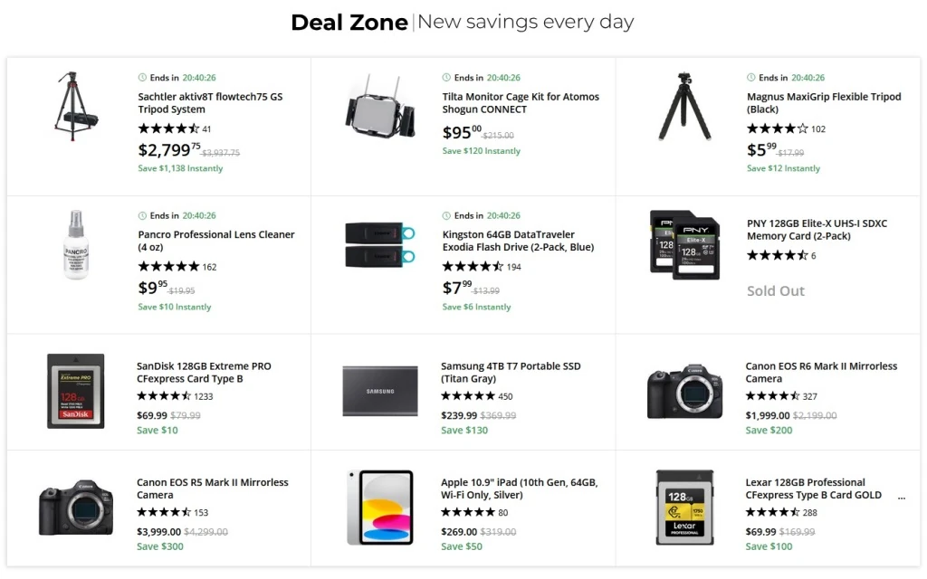 B&H deal zone