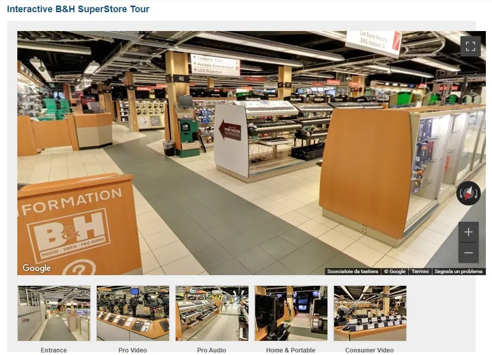 interno B&H New York