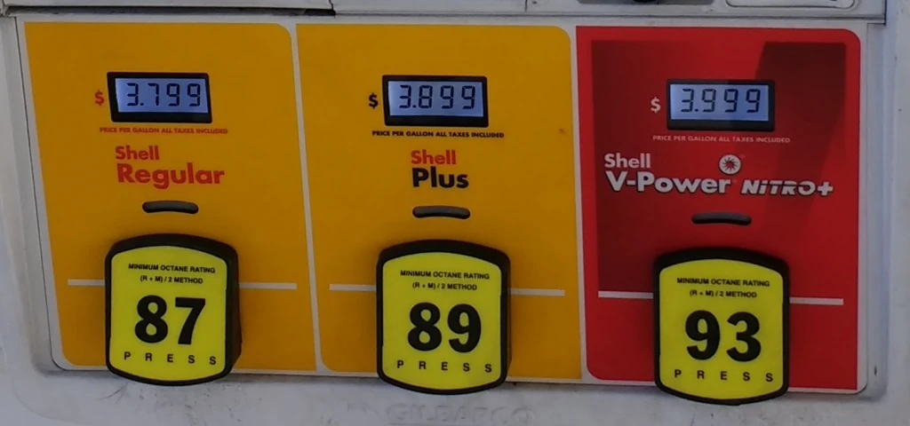 numero ottani benzina USA