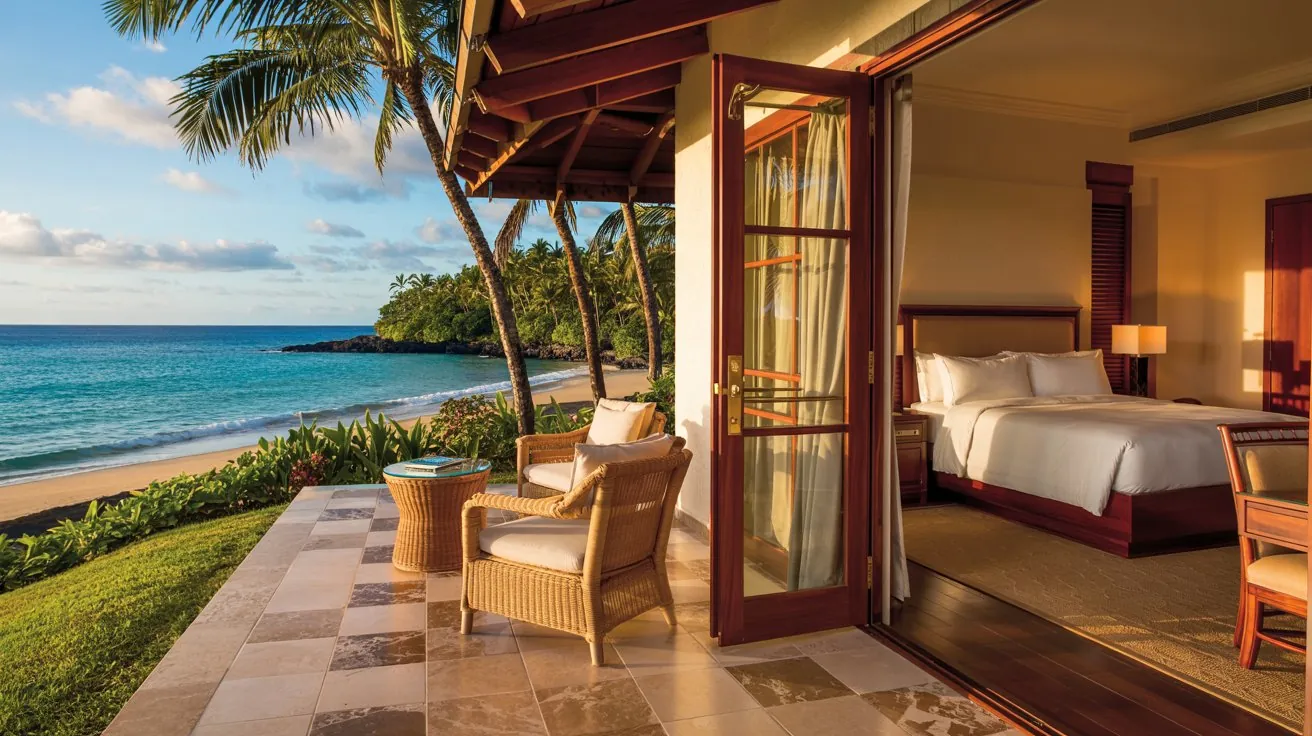 camera di hotel con vista a Big Island (Hawaii)