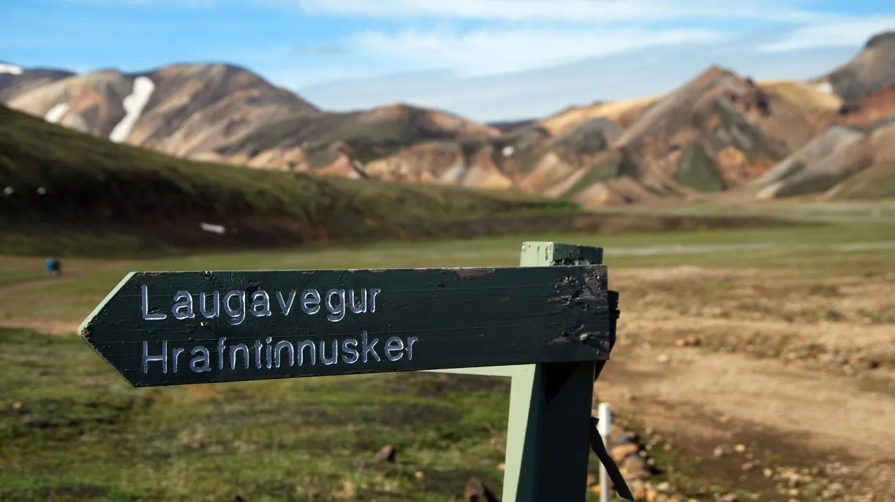 il Laugavegurinn Trail in Islanda