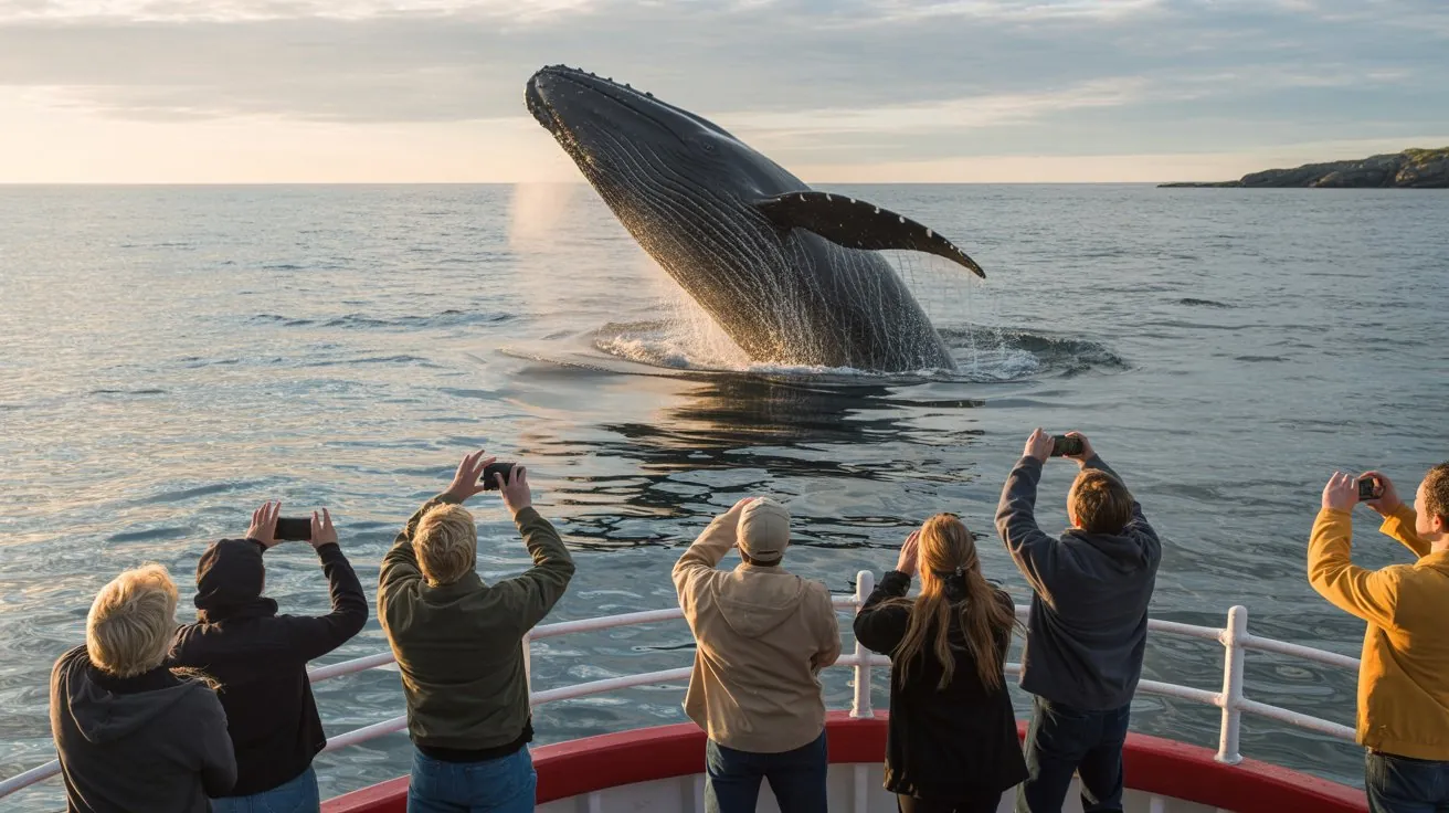 Maine whale watching