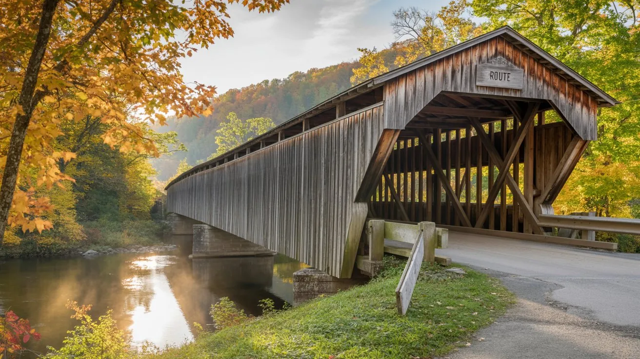 ponte coperto nel Vermont