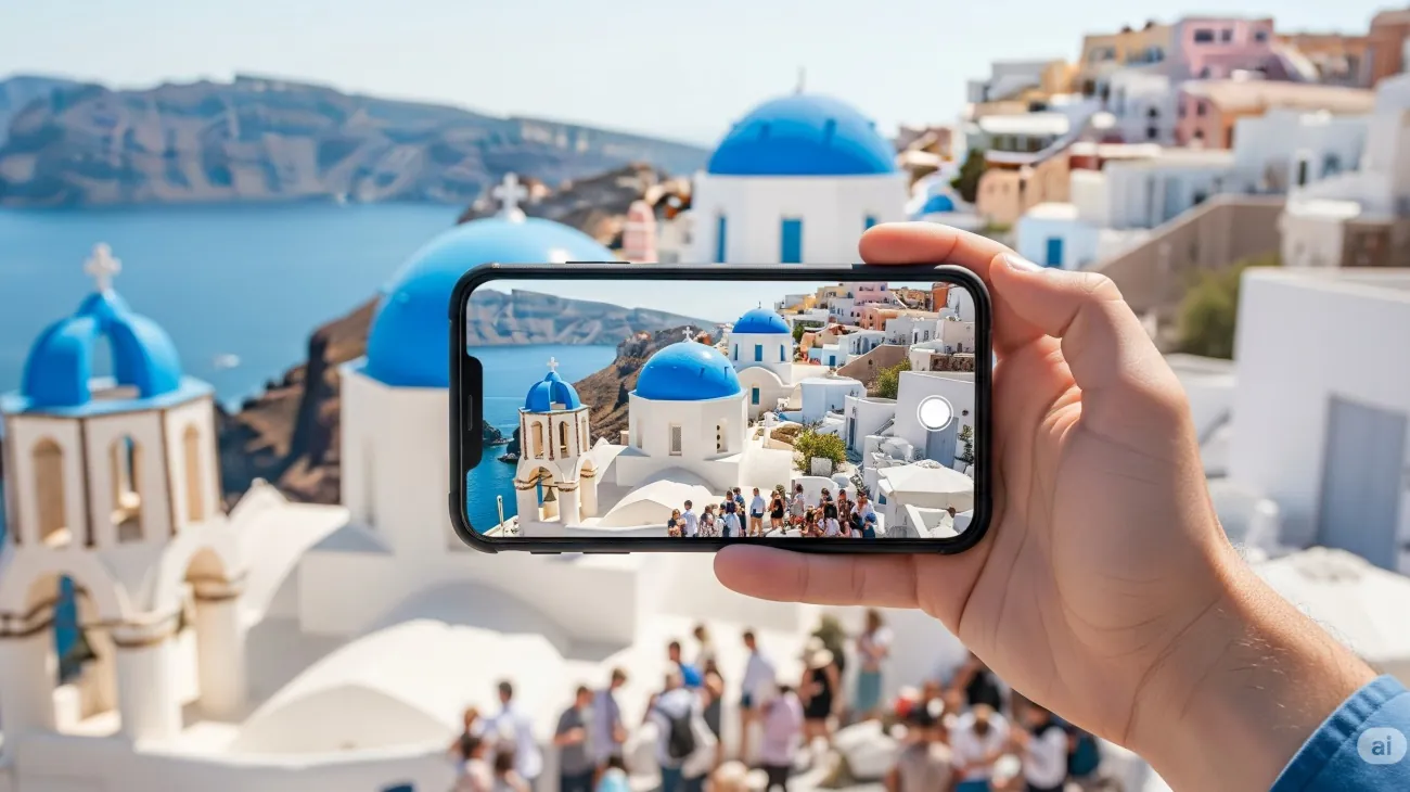Santorini tourist trap