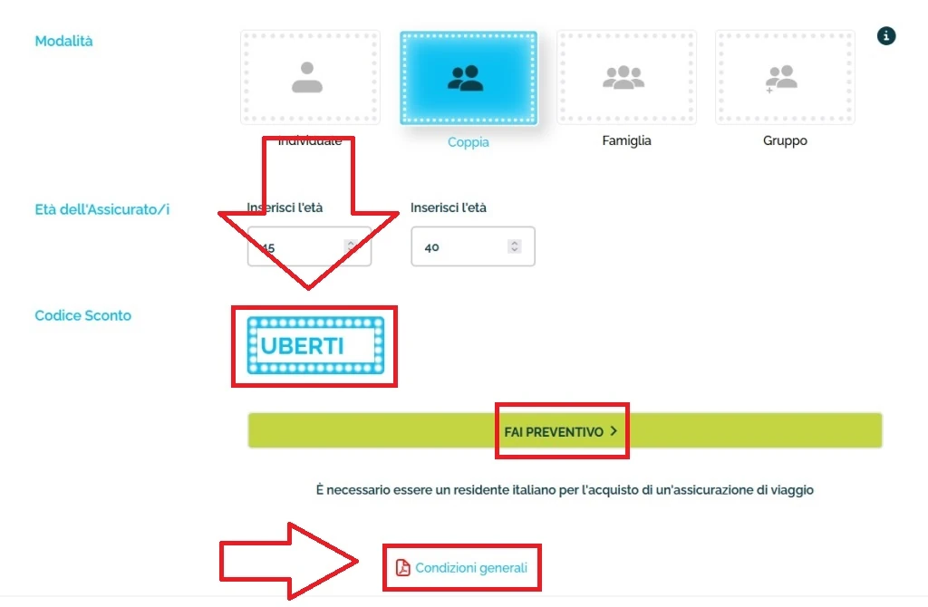preventivo Columbus