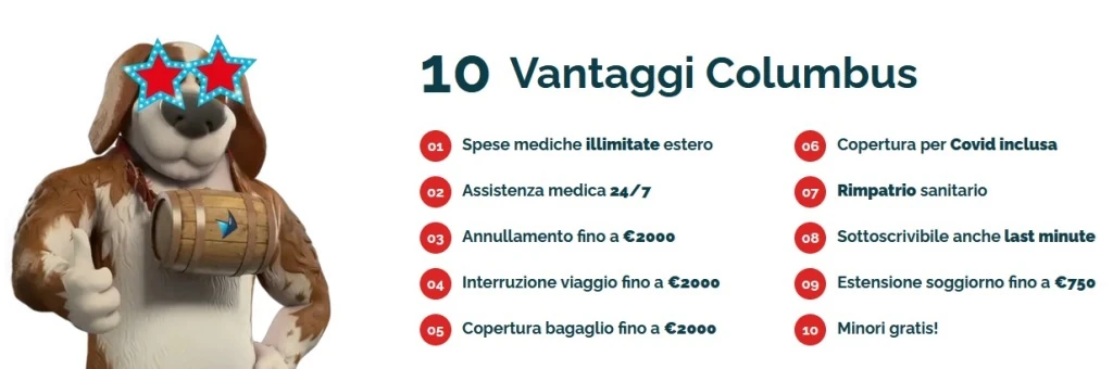 10 punti importanti delle polizze assicurative Columbus Direct